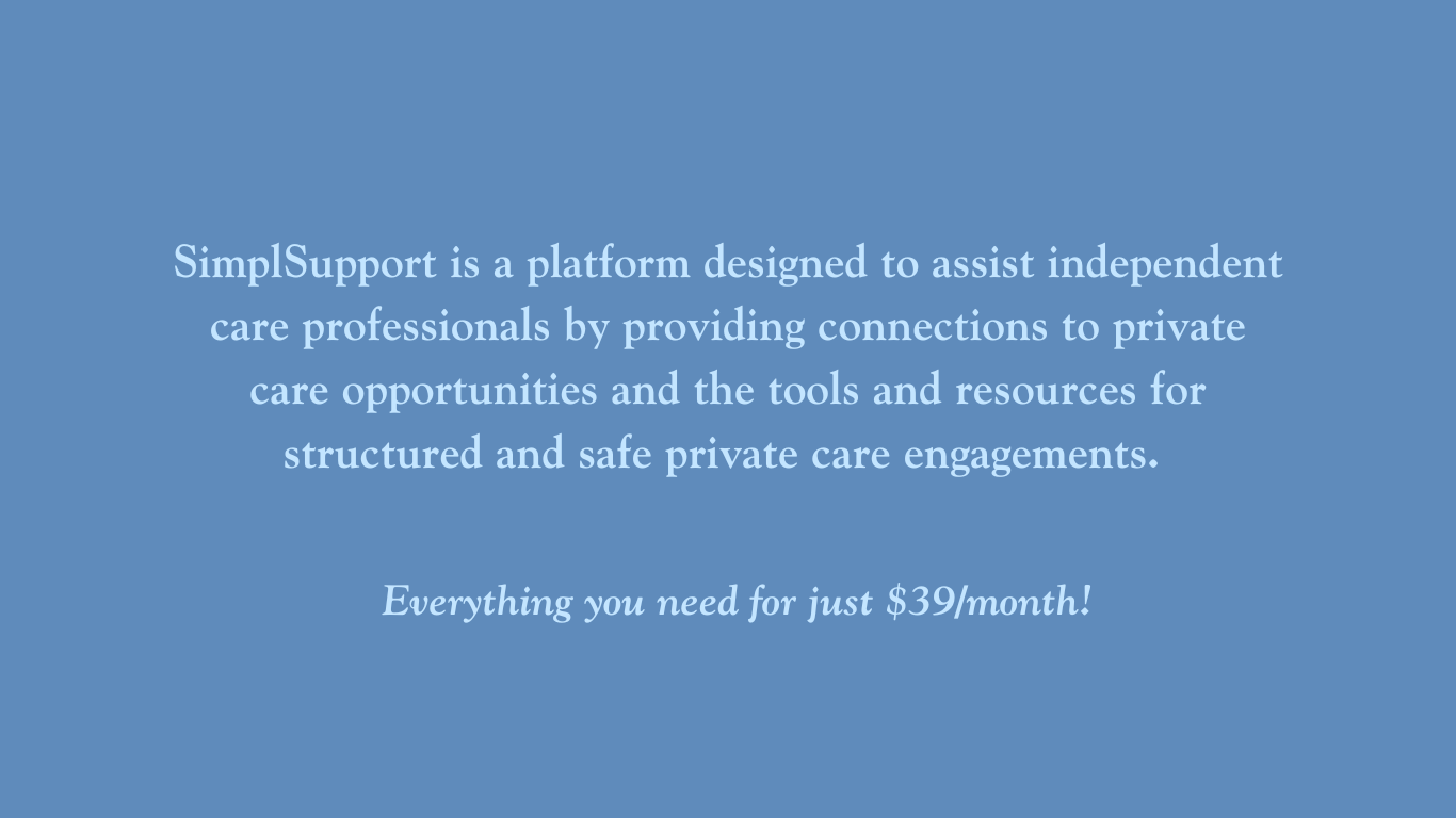 SimplSupport Care Professional Membership for Nurses (Website) (3)